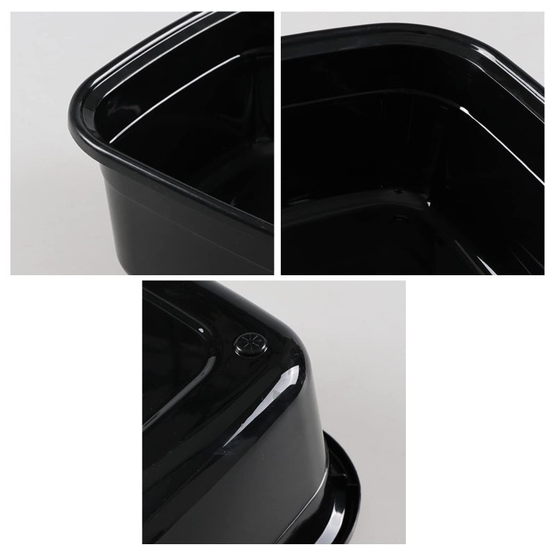 Eagrye 4-Pack 14 Quart Plastic Dish Pan Wash Basin - Image 3